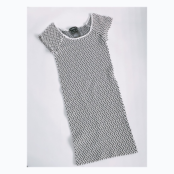 Bebe White & Black Mini Dress - Picture 2 of 4